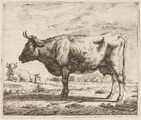 TvB G 3009
<br/>
Twee koeien en een schaap
<br/>
<em>Velde, Adriaen van de (1636-1672)</em>